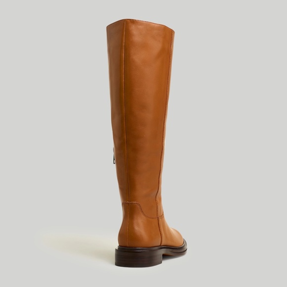 MADEWELL Size 6.5 The Drumgold Boot in Extended Calf Sepia Leather - Picture 2 of 14